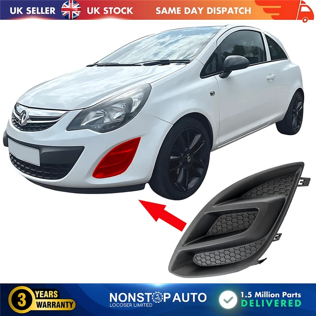 2x Front Bumper Grilles Left & Right For Vauxhall Corsa D (2011-2014) NONSTOP