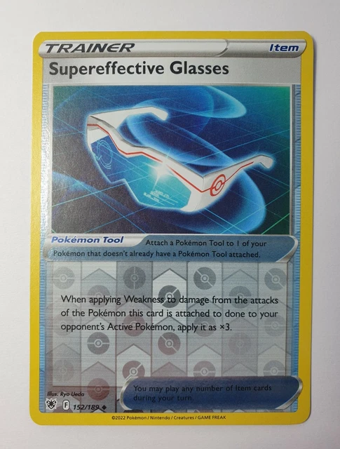 Supereffektive Brille 152/189 Reverse Holo Astral Radiance Pokemon TCG-Karte