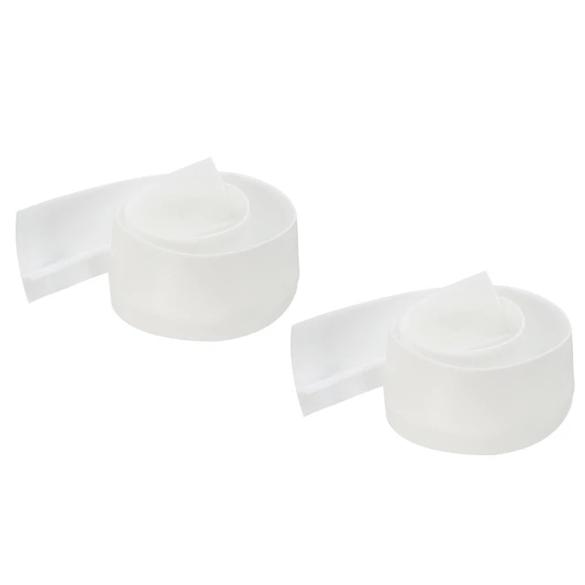 25" Lunghezza Silicone Stufa Spazio Coperchio Spazio Riempimento,Bianco 2pz