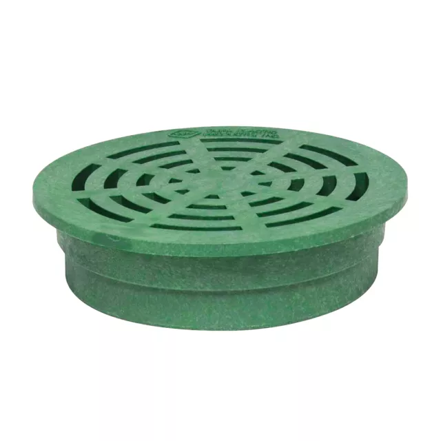 StormDrain FSD-3017-G20G 20-inch Round Flat Green Grate for Drain Box 
