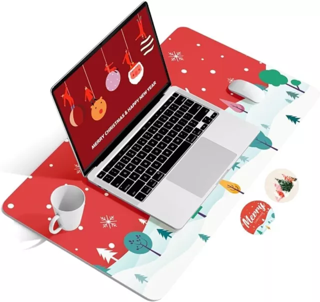 Job Lot Of  18 Christmas Desktop Mats (laptop not included)