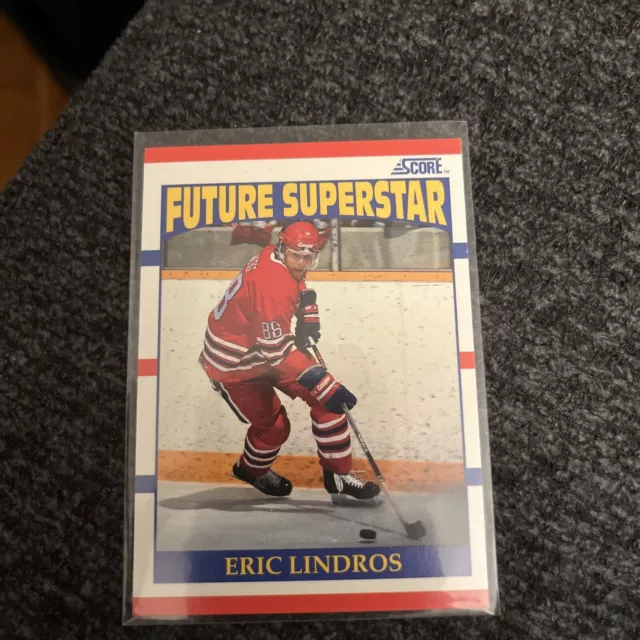 1990 Score Hockey Future Superstar Eric Lindros ROOKIE #440