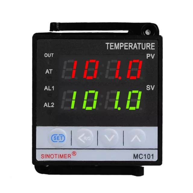 Dual Digital PID Temperature Controller Thermostat Thermal Thermocouple UK 2