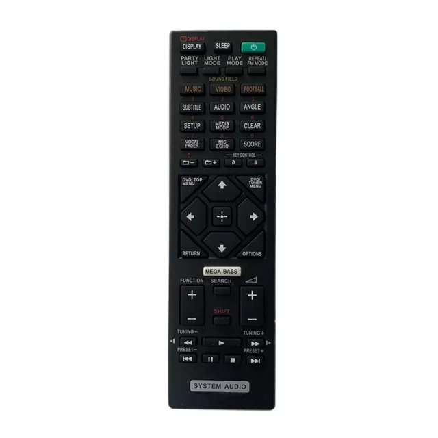 Replacement Remote Control For Sony RMT-AM340U MHC-V90DW SA-V90DW Audio System