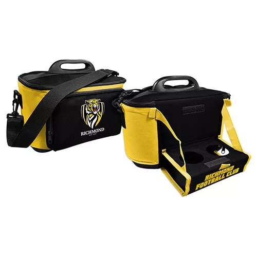 Richmond Tigers AFL Lunch Cooler Bag With Drink Tray Table Easter Gifts