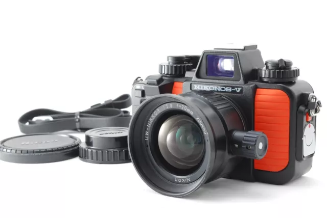 [CASI NUEVO] Cuerpo de cámara fotográfica subacuática Nikon Nikonos V naranja 20 mm F2,8 JAPÓN