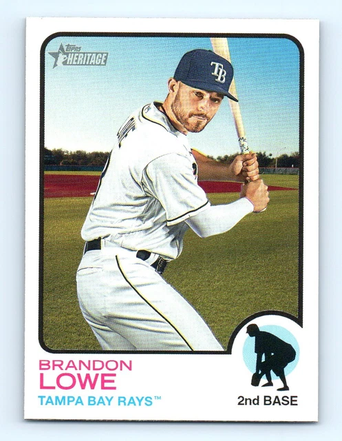 2022 Topps Heritage Brandon Lowe Tampa Bay Rays #226