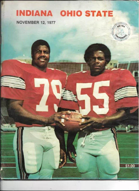 Ohio State ---Indiana  Program ---November 12 1977