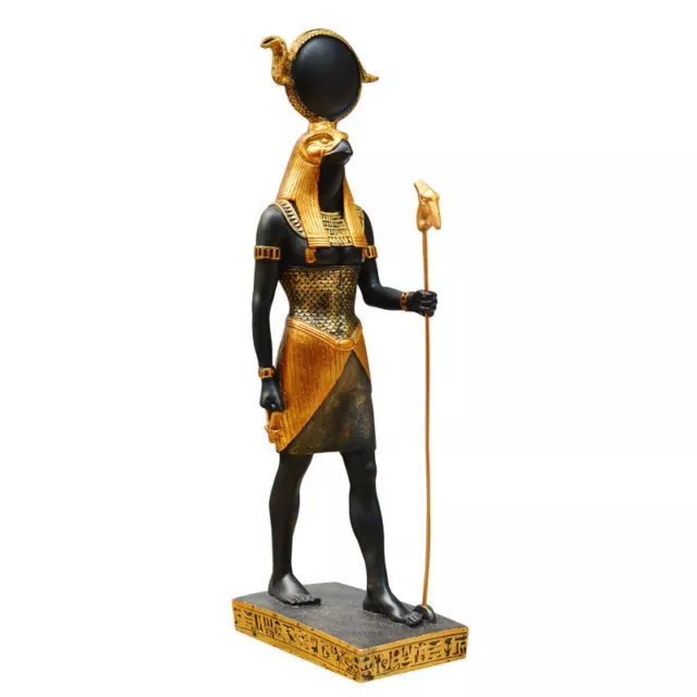 Horus Figur Ägyptischer Gott Deko 33cm Retro Skulptur Statue Handbemalt