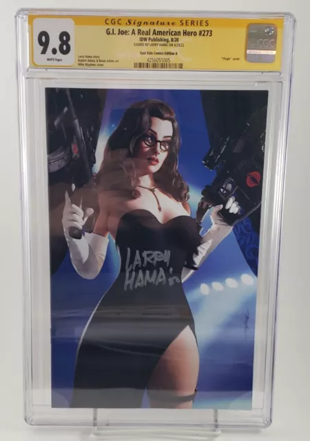 Cgc 9.8 Signed Larry Hama G.i. Joe Rah #273 Baroness Formal Virgin Variant Cover