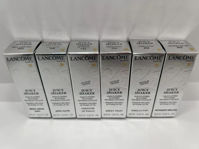 LANCOME Juicy Shaker Lip Oil, Full Size New In Box, Choose your Shade