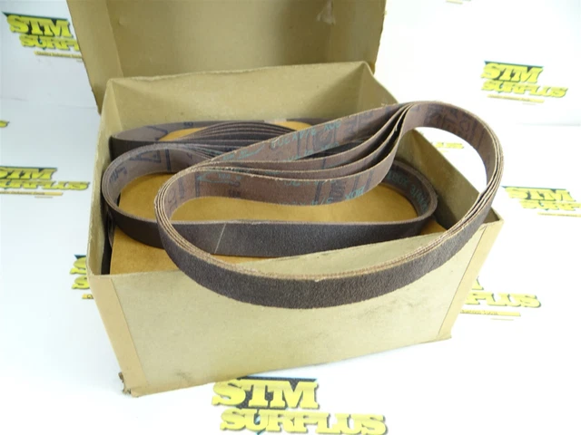 Box Of 44 New! Norton A/O Cloth Sanding Belts 3/4" X 20-1/2" 180-X Grit