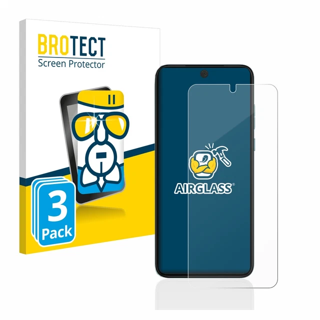 3x BROTECT Panzerglasfolie für Motorola Edge 30 Neo Schutz Glas Folie