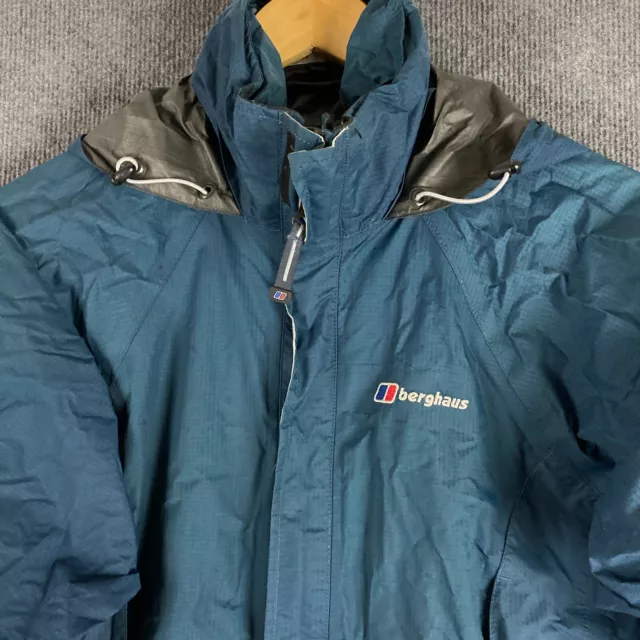 Berghaus Jacket Womens 14 Blue Softshell Gore-Tex Extrem Paclite Hiking Camping 2