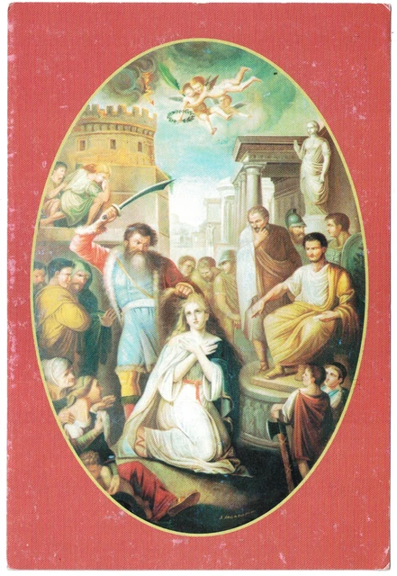 CATANIA PATERNO'-CHIESA S.BARBARA- tela del Martirio- cart.NUOVA NV