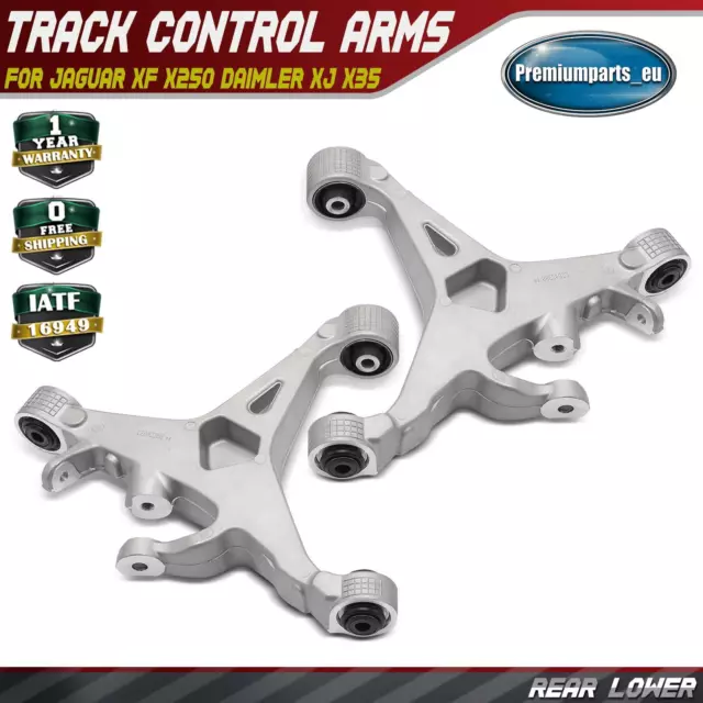 2x Track Control Arms Rear Lower for Jaguar XF X250 Daimler XJ X351 C2D25221