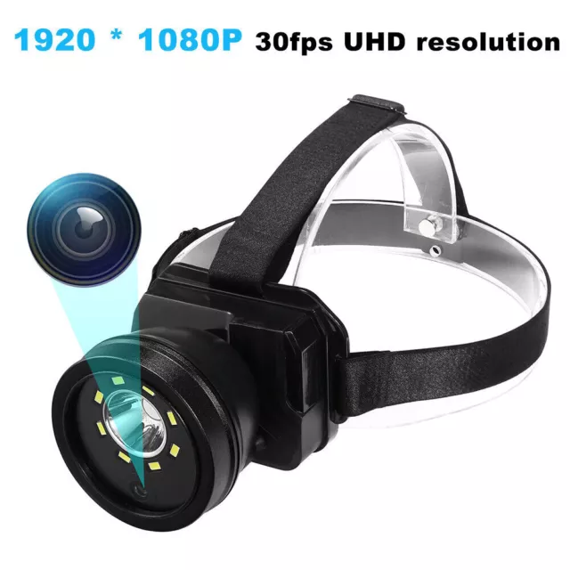 5Hour HD 1080P Headlamp Camcorder Mini Outdoor Camera Video DVR Night Vision Cam