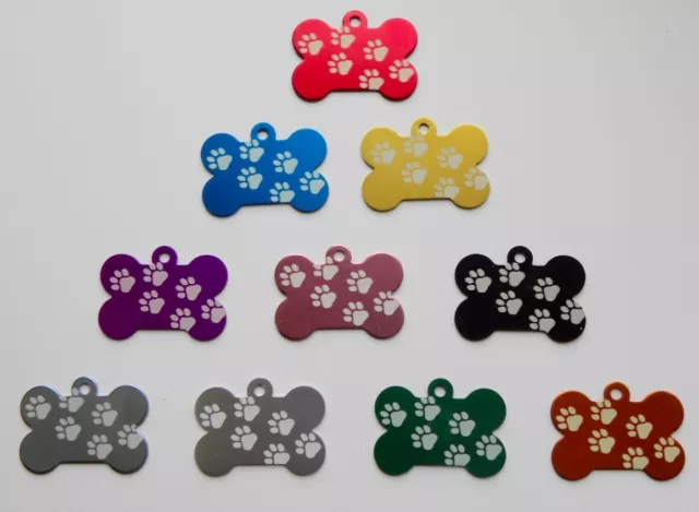 Medaille OS Graviert für Tiere Hund Mittelgroß - 10 Farben Neu