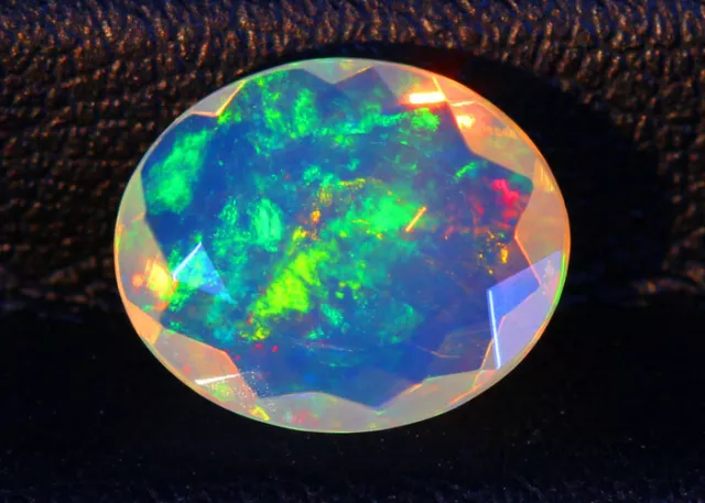 1.48 Cts_Wounderfull Multi Color 3D Flash_100 % Natural Solid Welo Opal_Ethiopia