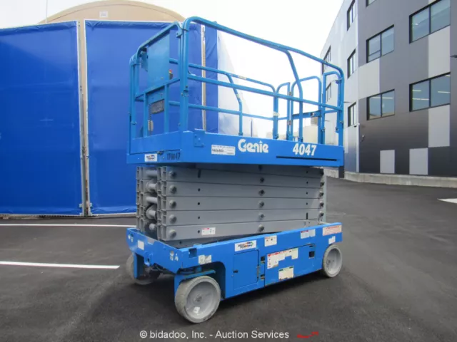 2016 Genie GS-4047 39' 2" Electric Scissor Lift Man Aerial Platform bidadoo