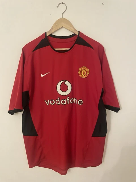United 2004 Man United Vodafone Long Sleeve 2002/04 BARTHEZ #1