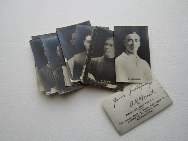 D.C Thompson 1923 Footballers Signed Real Photos Card Variants (ef9)