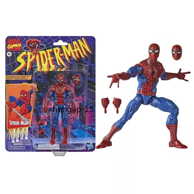 Hasbro Marvel Legends Retro Collection Spiderman 6 inch Action Figure Model Gift