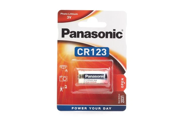 Batterie Panasonic CR123 3V Lithium (1685817915)