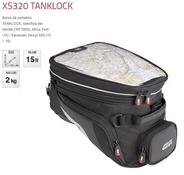 Givi Borsa Da Serbatoio 15Lt Tanklock Xs320