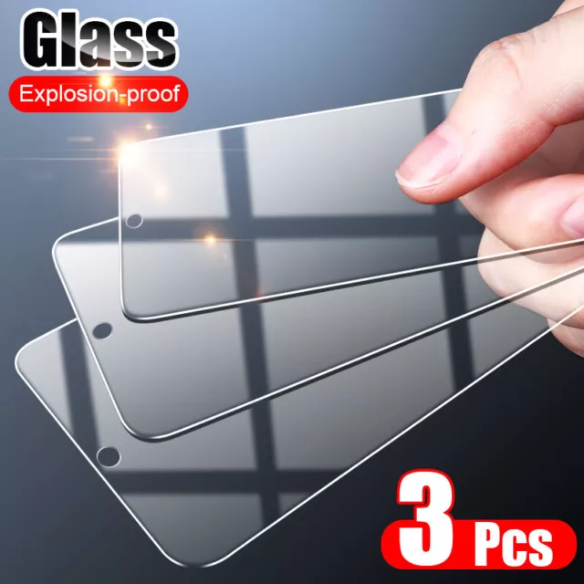 3Pcs Full Cover Anti-scratch Tempered Glass Screen Protector for Samsung Gala...