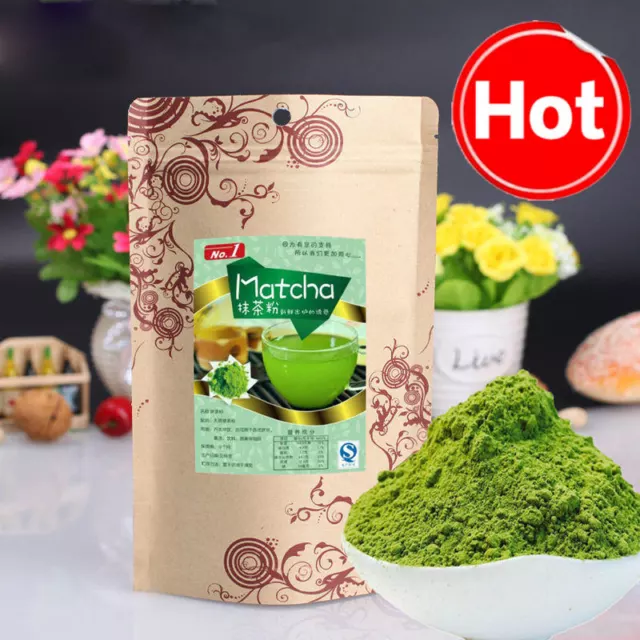 TÈ VERDE GIAPPONESE Matcha in polvere tè dimagrante biologico naturale cibo  verde 100 g EUR 8,08 - PicClick IT
