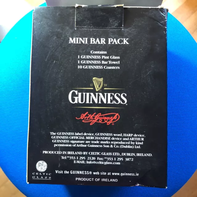 Guinness Collection Mini Bar Pack Official Merchandise 3