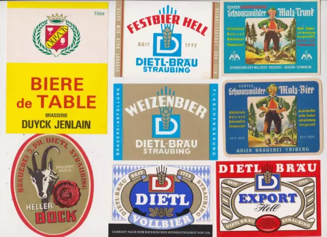 Group Of 30 Beer Labels - See Scans - Pack W12