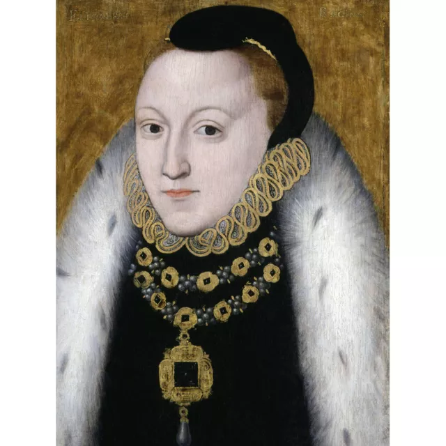 Portrait Elizabeth I Queen England Painting Royal Historic Canvas Print Poster