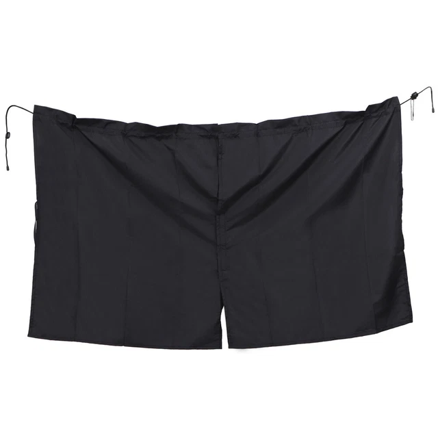 Tenda Privacy Visiere Sole Auto Ombrellone Rimovibile Divisore Nero Pongee