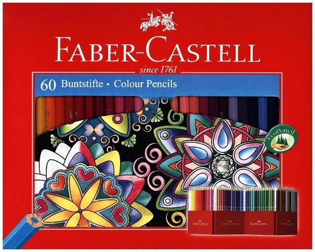 Buntstift Castle 60er Kartonetui Stück Unbestimmt Faber-Castell GmbH&Co.