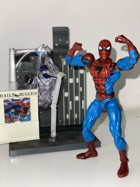SPIDERMAN SNAP SHOT ToyBiz action figure 2004 RARE LEGGI EUR 120