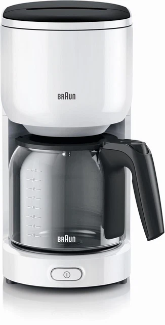 Braun Domestic Home Kaffeemaschine KF 3120WH PurEase Weiss