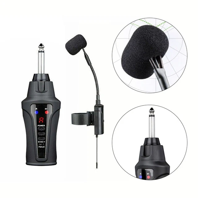 Professional Wireless Mic for Clarinet Suitable for Various Performances