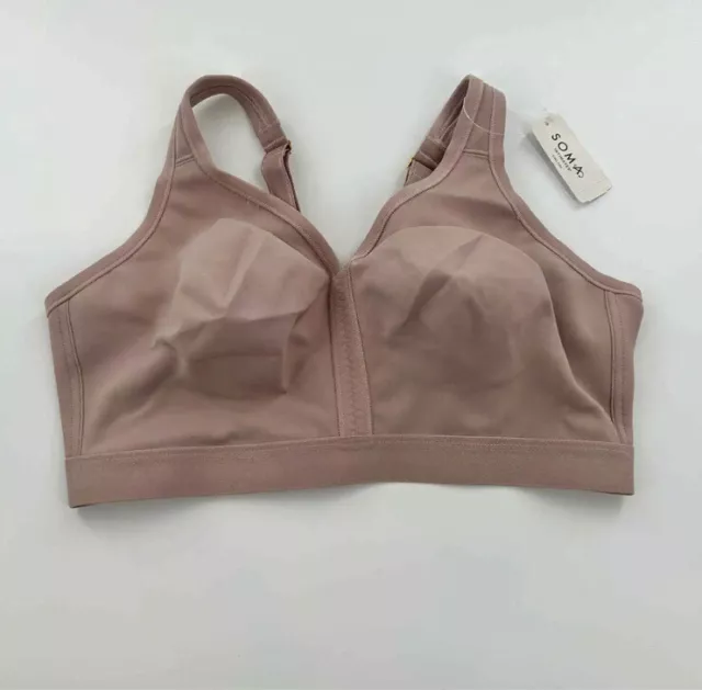 SOMA EMBRACEABLE FULL Coverage Wireless Unlined Bra Womens 36C Tan $28.95 -  PicClick