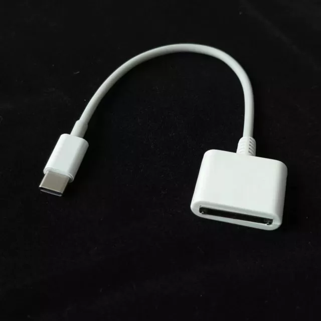 For Apple 30pin Female to USB 3.1 Type-C USB-C Sync Data Charging Adapter Cable