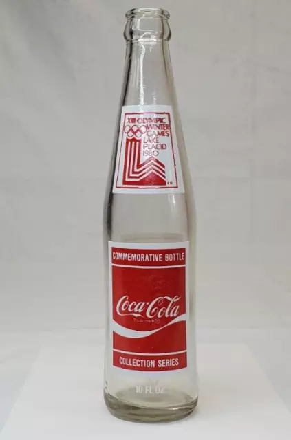 Coca-Cola Commemorative Bottle Lake Placid 1980 Olympics Women's Speed Skating