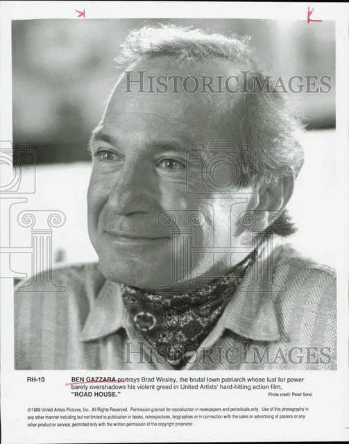 1989 Press Photo Actor Ben Gazzara in "Road House" - hpp38343