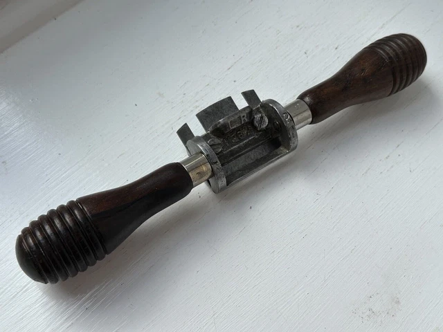 Rare antique Stanley No 67 USA Universal spokeshave with SW Sweetheart iron 3