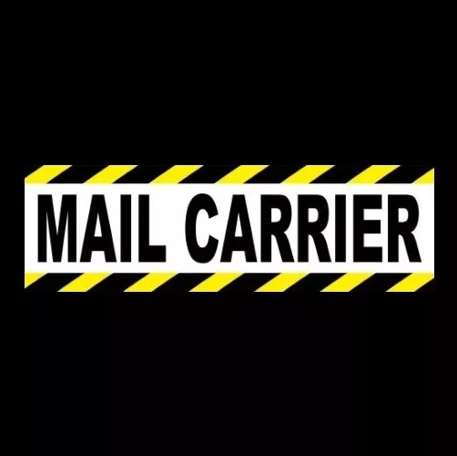 "MAIL CARRIER" postal service STICKER post office U.S. rural delivery USPS decal