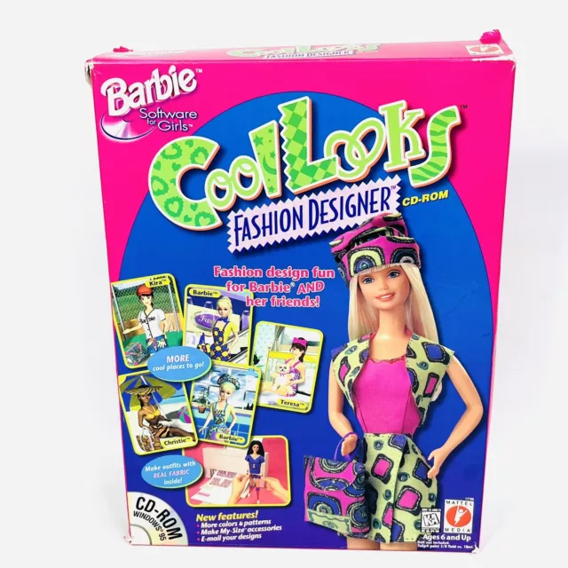 BARBIE JEWELRY DESIGNER PC Game Barbie Software Vintage Barbie Game Barbie  CDROM
