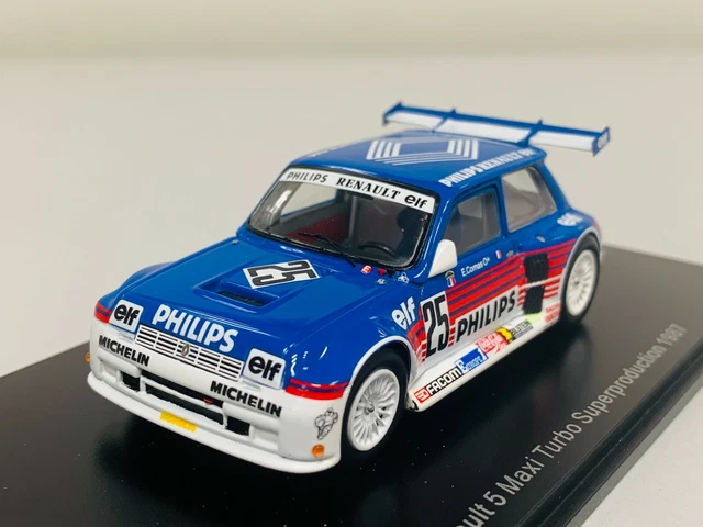 Spark Renault 5 Maxi Turbo #5 – Bousquet 1987 (1/43, SF054, Miniature Neuve)