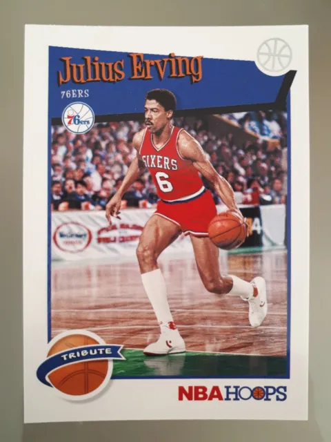 2019-20 Panini NBA Hoops Tribute Julius Erving #293 Philadelphia 76ers Lesen!