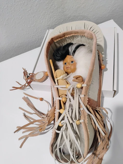 Leather Infant Papoose BILL AMBERG DESIGNER Leather Sheepskin