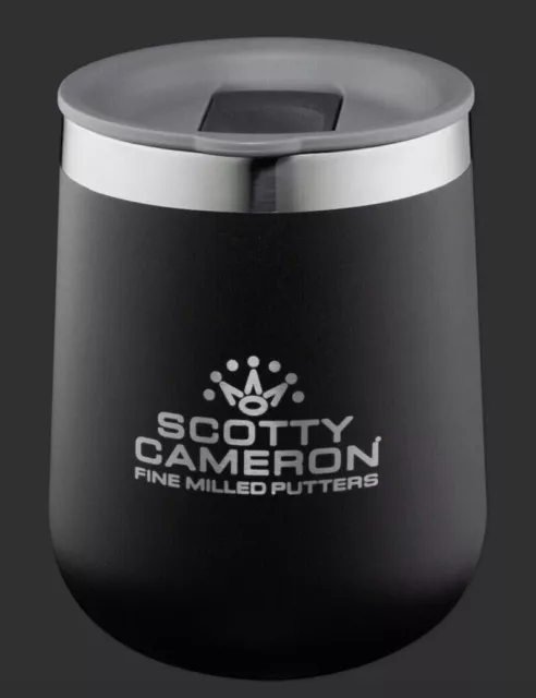 Scotty Cameron 7 Point Crown Stacked Hydro Flask 10oz Wine Tumbler - Black